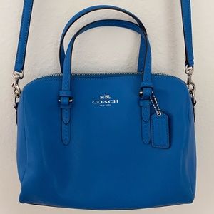 Coach Blue Leather Purse